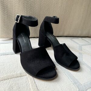 New Stuart Weitzman Suede Block Heels